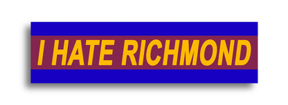 'I HATE ...' Footy Sticker