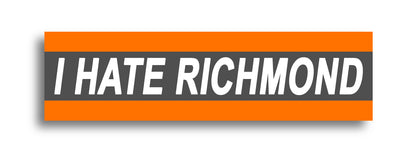 'I HATE ...' Footy Sticker