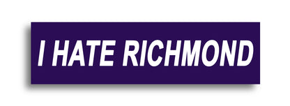 'I HATE ...' Footy Sticker