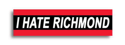 'I HATE ...' Footy Sticker