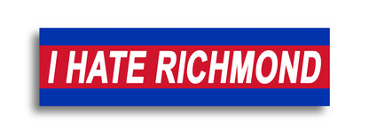 'I HATE ...' Footy Sticker