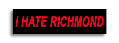 'I HATE ...' Footy Sticker