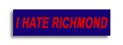 'I HATE ...' Footy Sticker