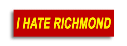 'I HATE ...' Footy Sticker