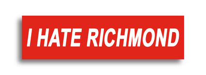 'I HATE ...' Footy Sticker