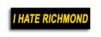 'I HATE ...' Footy Sticker