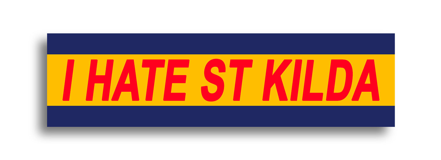 'I HATE ...' Footy Sticker