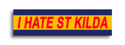 'I HATE ...' Footy Sticker