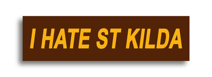'I HATE ...' Footy Sticker
