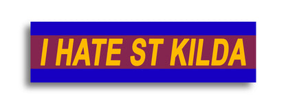 'I HATE ...' Footy Sticker