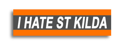 'I HATE ...' Footy Sticker