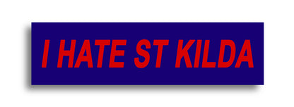 'I HATE ...' Footy Sticker