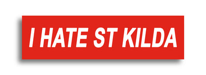 'I HATE ...' Footy Sticker