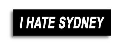 'I HATE ...' Footy Sticker