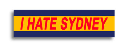 'I HATE ...' Footy Sticker