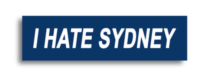 'I HATE ...' Footy Sticker