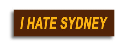 'I HATE ...' Footy Sticker