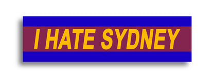 'I HATE ...' Footy Sticker