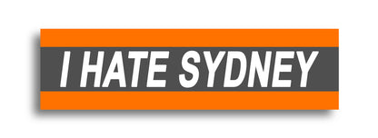 'I HATE ...' Footy Sticker