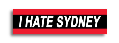 'I HATE ...' Footy Sticker