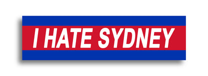 'I HATE ...' Footy Sticker