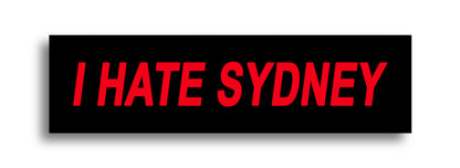 'I HATE ...' Footy Sticker