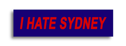 'I HATE ...' Footy Sticker