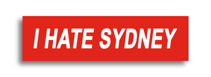 'I HATE ...' Footy Sticker