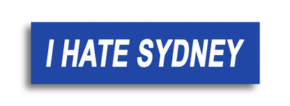 'I HATE ...' Footy Sticker