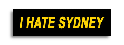'I HATE ...' Footy Sticker
