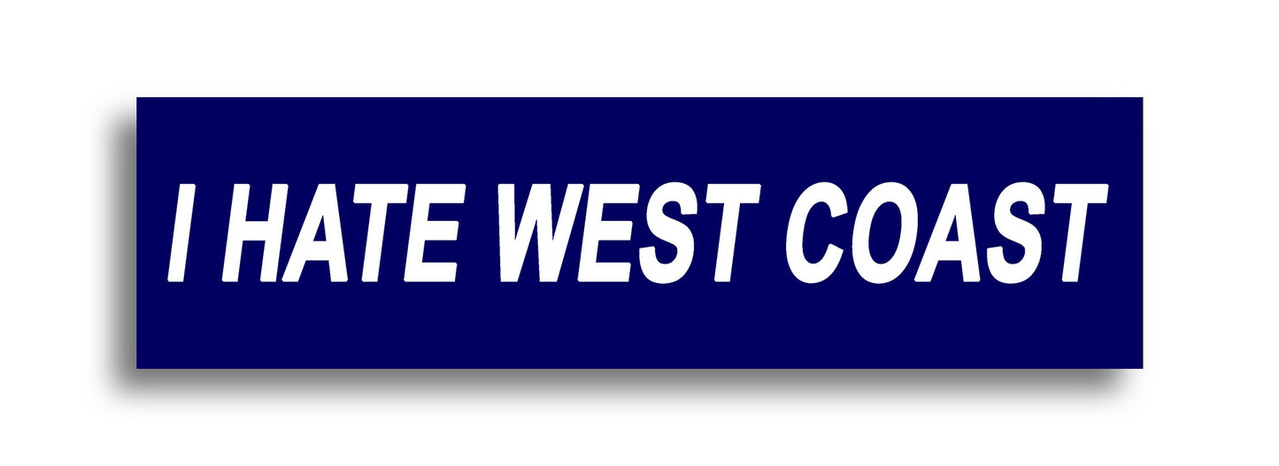 'I HATE ...' Footy Sticker