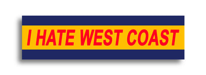 'I HATE ...' Footy Sticker