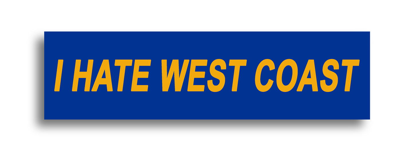 'I HATE ...' Footy Sticker