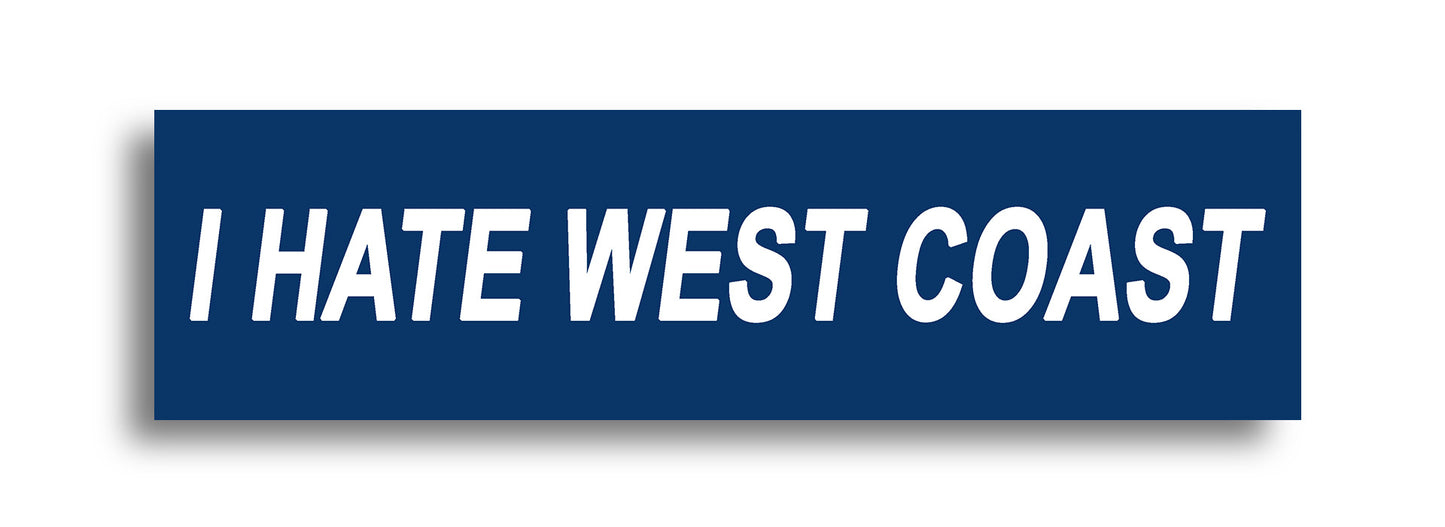 'I HATE ...' Footy Sticker