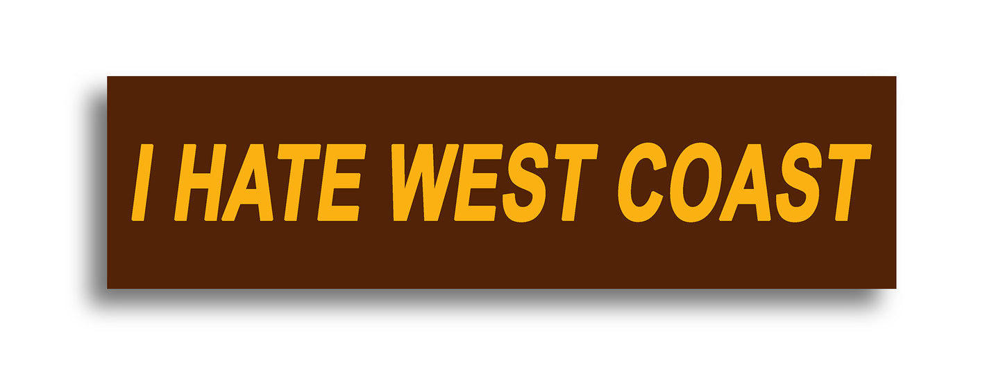 'I HATE ...' Footy Sticker