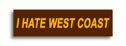 'I HATE ...' Footy Sticker