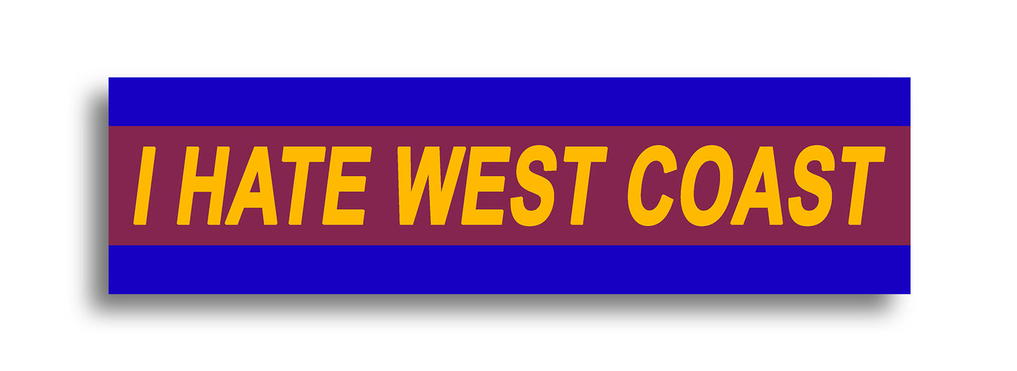 'I HATE ...' Footy Sticker