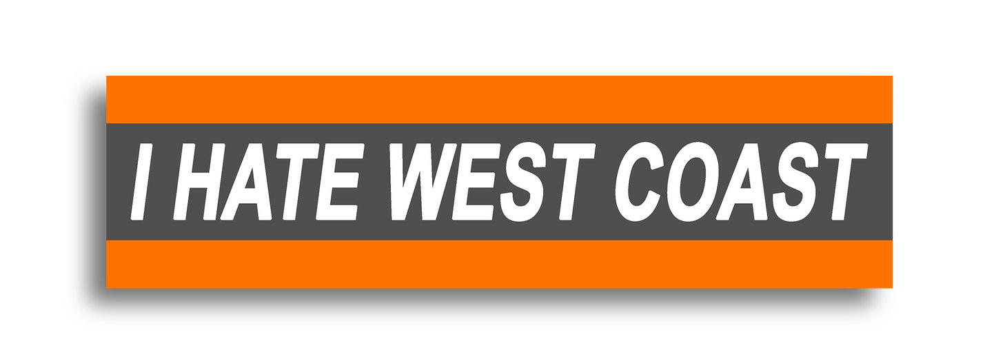 'I HATE ...' Footy Sticker