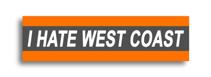 'I HATE ...' Footy Sticker