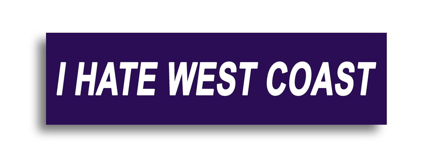 'I HATE ...' Footy Sticker