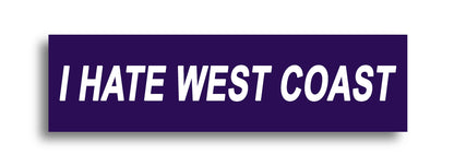 'I HATE ...' Footy Sticker