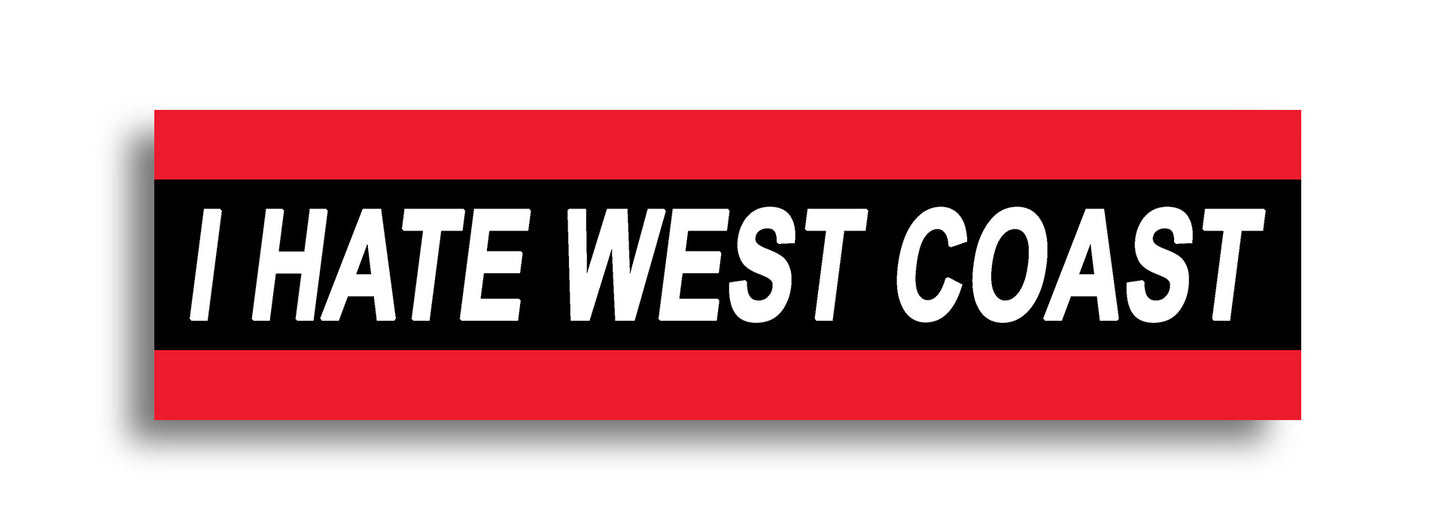 'I HATE ...' Footy Sticker