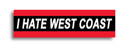 'I HATE ...' Footy Sticker