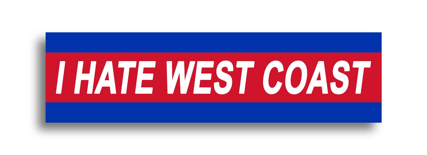 'I HATE ...' Footy Sticker