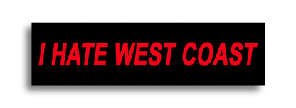 'I HATE ...' Footy Sticker