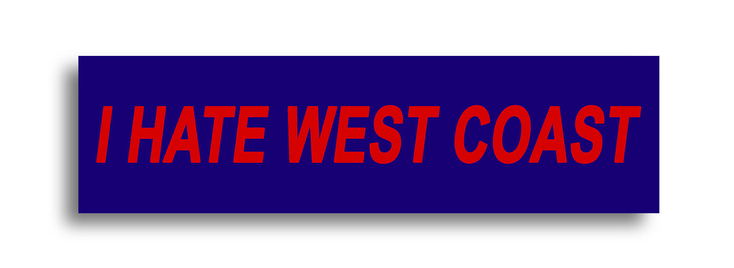 'I HATE ...' Footy Sticker