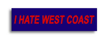 'I HATE ...' Footy Sticker