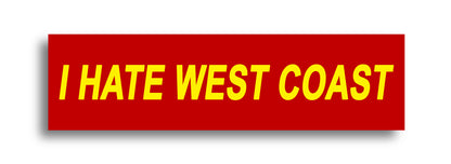 'I HATE ...' Footy Sticker