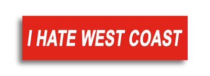 'I HATE ...' Footy Sticker