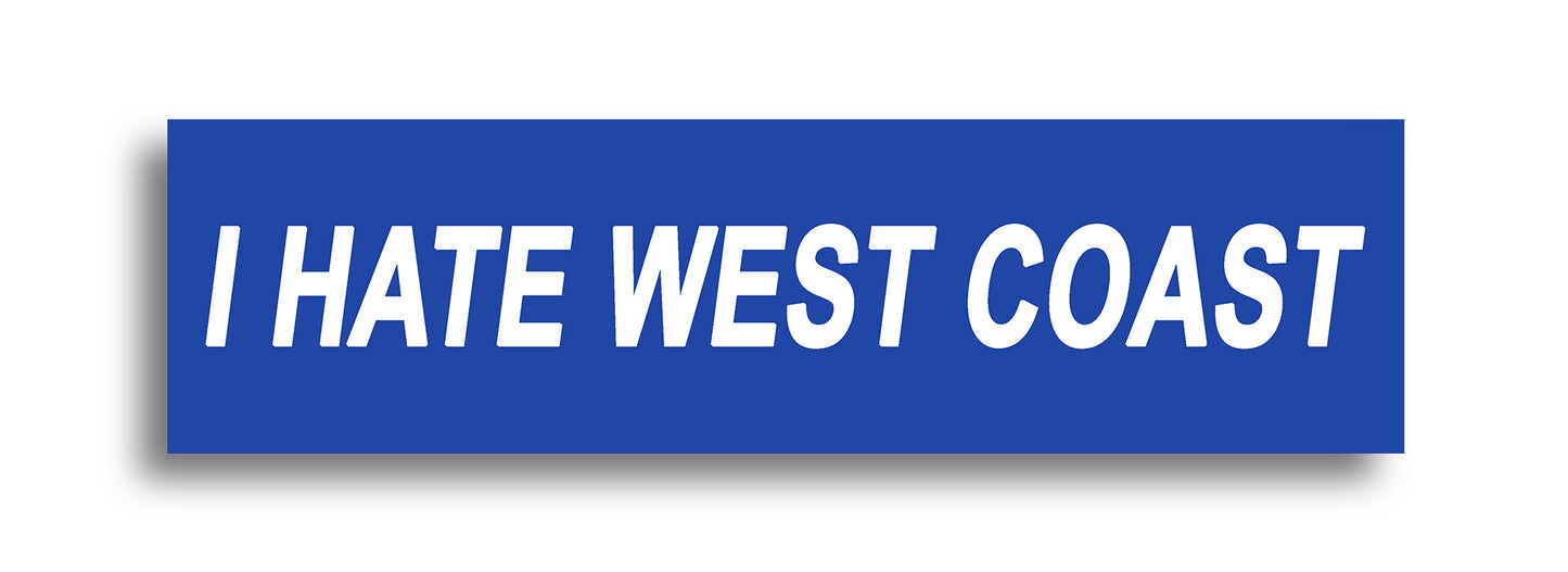 'I HATE ...' Footy Sticker